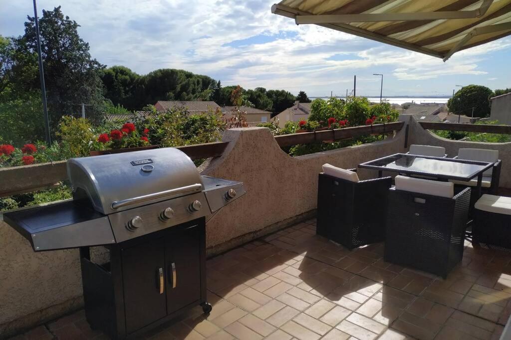 Appartement T3 Spacieux Avec Vue Sur L'Etang De Thau Au 1Er Etage D'Une Villa - Entree Independante Σετ Εξωτερικό φωτογραφία